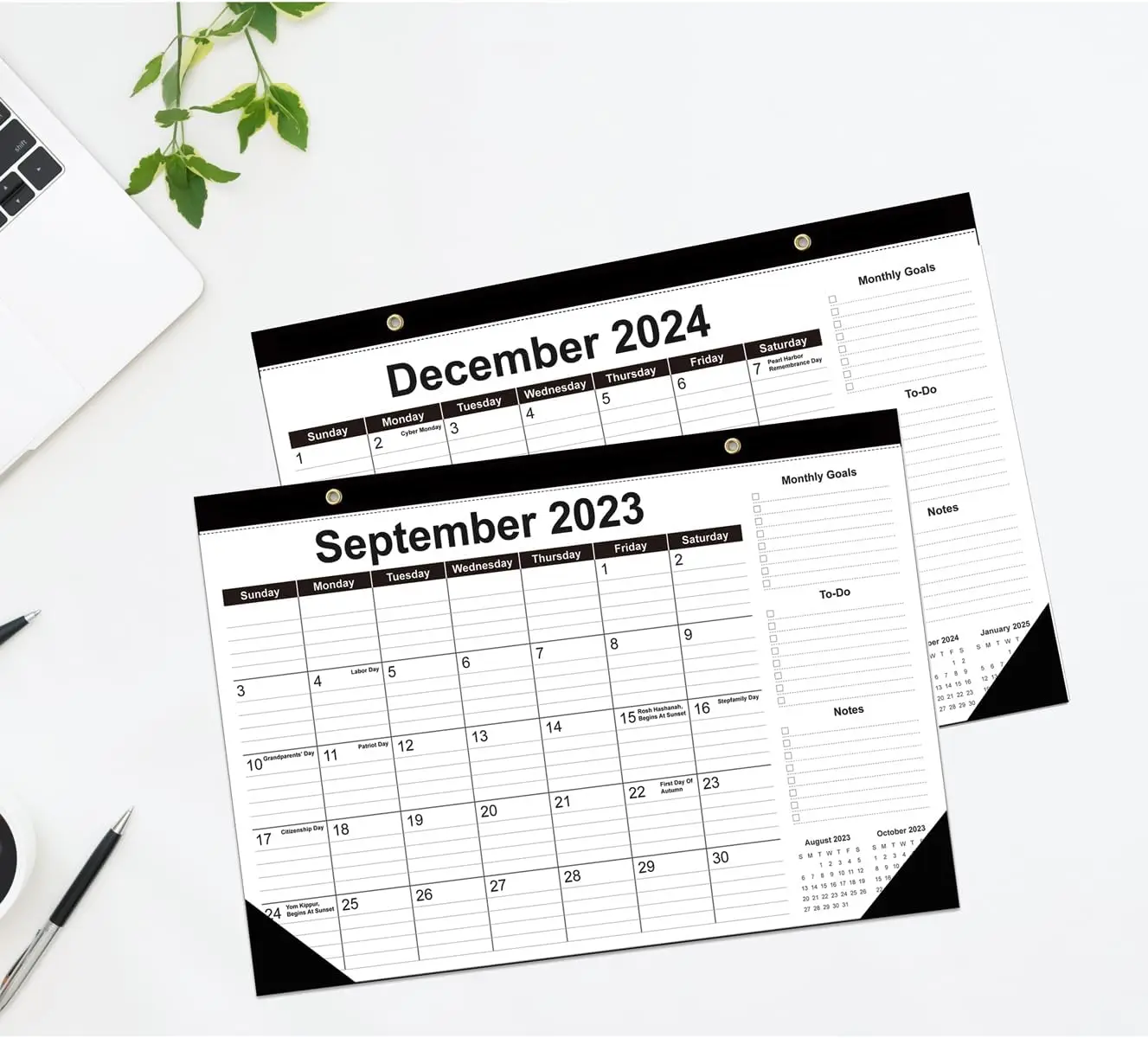 Небольшой Настольный календарь на заказ 2025 настольный с спиралью ежемесячный для