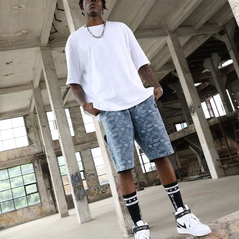 Wholesale High Quality Men Relaxed Fit Street Wear Hip Hop T Shirts Men Oversized T Shirts