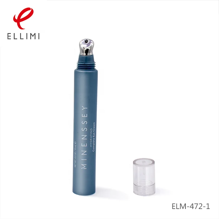 
19 diamater zinc alloy cover Plastic cosmetic packaging tube for eye cream and Essence 