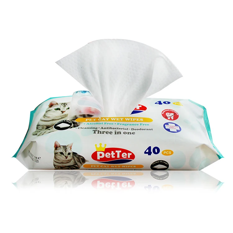 Best selling product high quality Cleaning Grooming PET Wet Wipes Dog Cat Wet Wipes