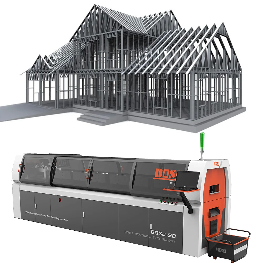 BOSJ C140 C60 Villa House Light Gauge Steel Framing System Machine compatible with vertex BD software hot sale in Australia