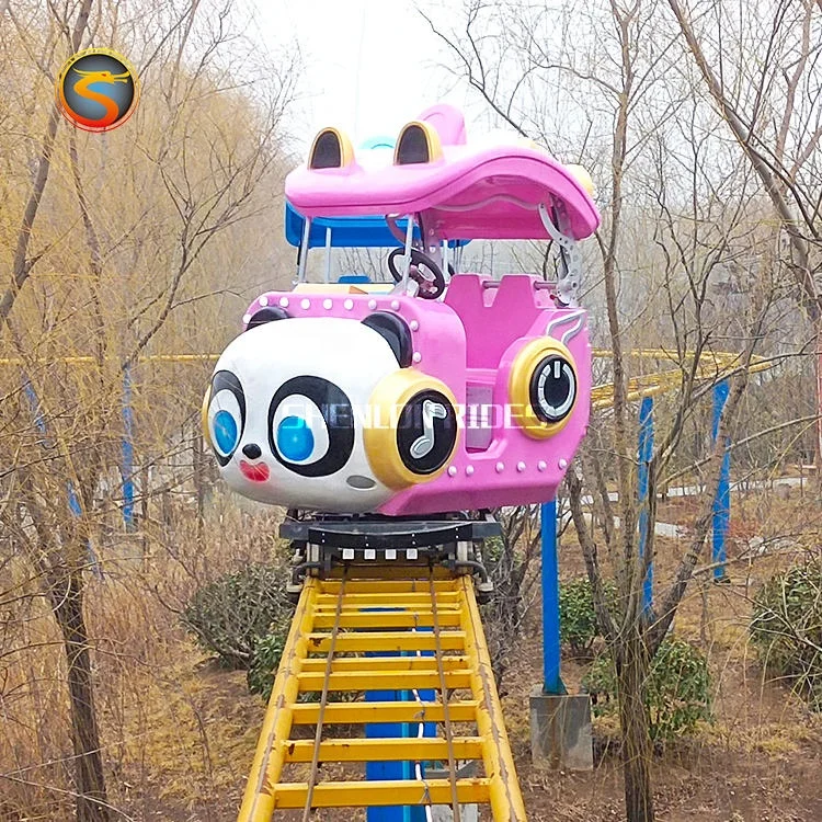 Attraction amusement park sky bike space walk rides sightseeing roller coaster track pedal train rides for sale