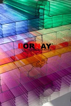 Langfang bonai  Wholesale UV Resistance Transparent Custom Color  Sheet Polycarbonate PC Hollow Sheet