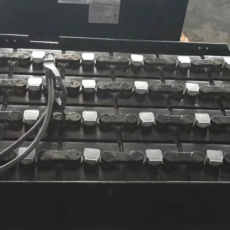 48V Battery 4PzS 500 AH for Linde Forklift Welding Terminal Connection Plug Standard Metal Case Liquid Indicator