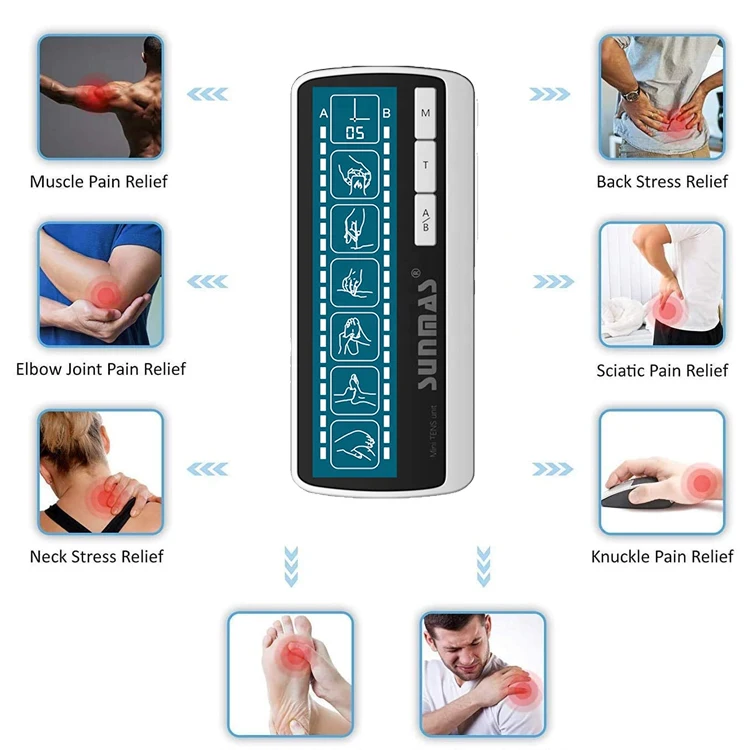 Massage Machine Electric Therapy Impulse Massage Device  Tens Unit Muscle Stimulator Physiotherapy for Pain Relief