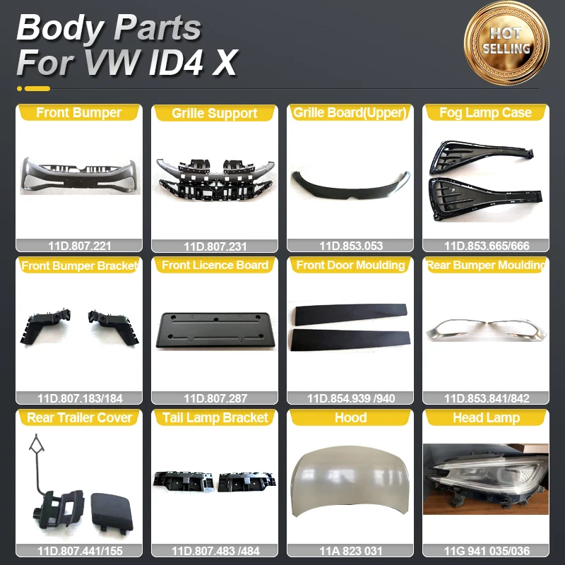 PERFECTRAIL Electric Car Accessories Auto Body Kit Spare Parts For VW ID3 ID4 ID6 X Crozz