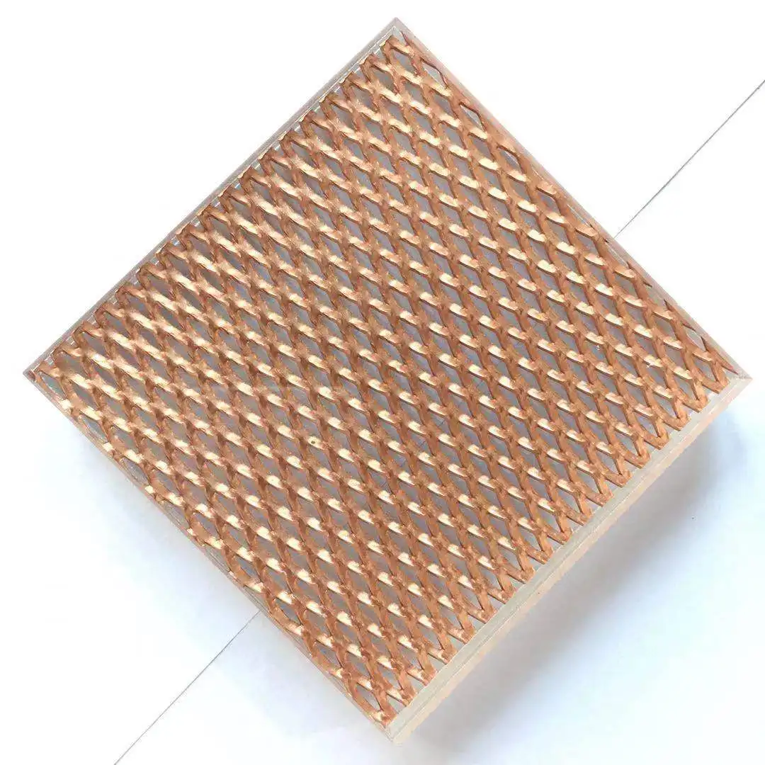 Factory Supply Safety Laminated Wire Mesh Glass for Internal and External Building Walls