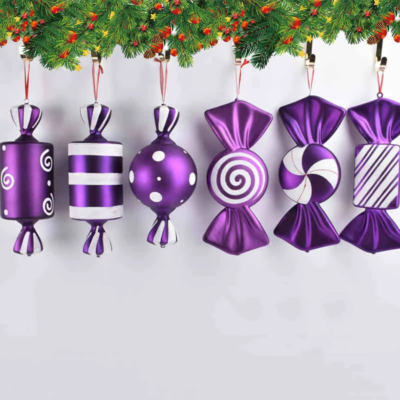 40cm shiny Matt Red green purple pink hanging plastic big Christmas ball ornament decoration factory