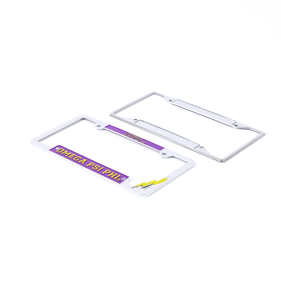 Rhinestone License Plate Frame Carbon Fiber Custom Silicone License Plate Frame