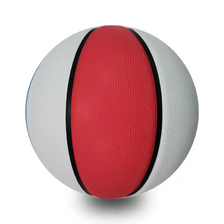 Custom Printed Official Size 7 Rubber Basketball Ball With Logo