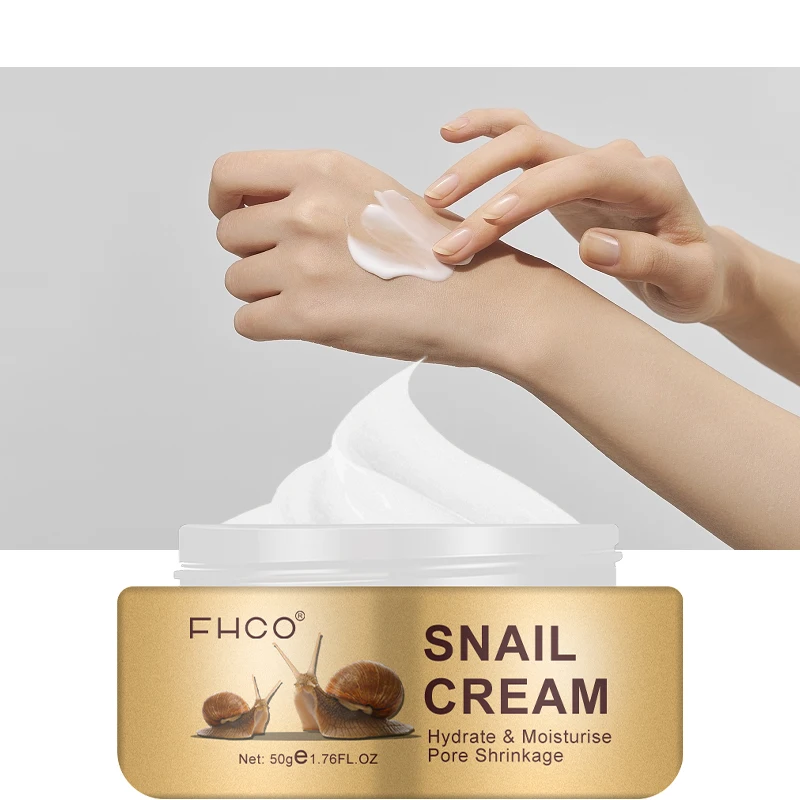 Custom Snail Skin Care Whitening Moisturizer Anti Aging Face Cream Snail 96 Mucin Power Essence For Face Cream
