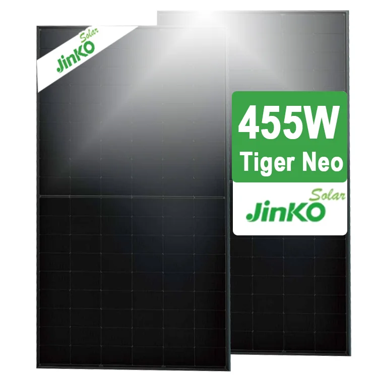 Jinko Solar Tiger Neo N-Type 54HL4R-B 430-455 Watt All Black Jinko Solar Panel 430 435 440 445 450 455 watt Jinko Solar Module