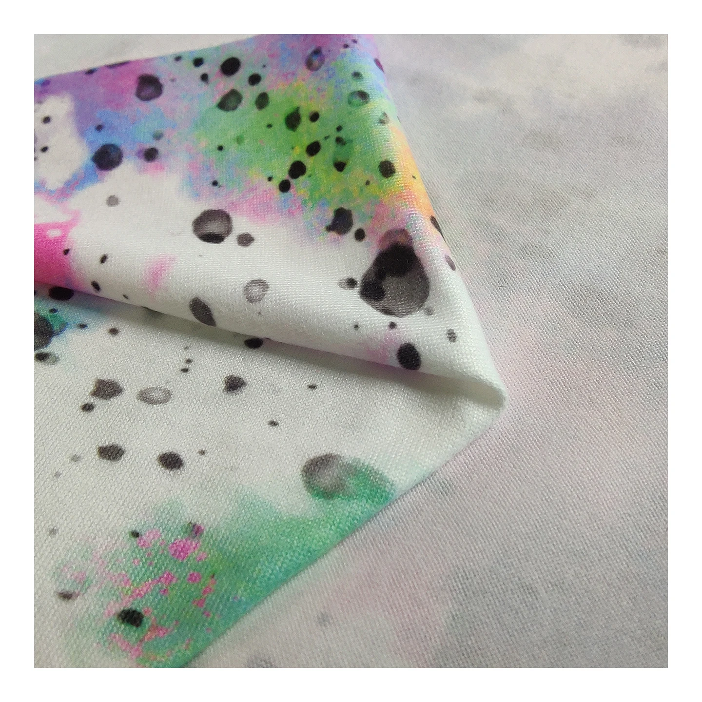 LOW MOQ Double Side Brushed Polyester 5% Elastane DBP Fabric Printed  Fabric