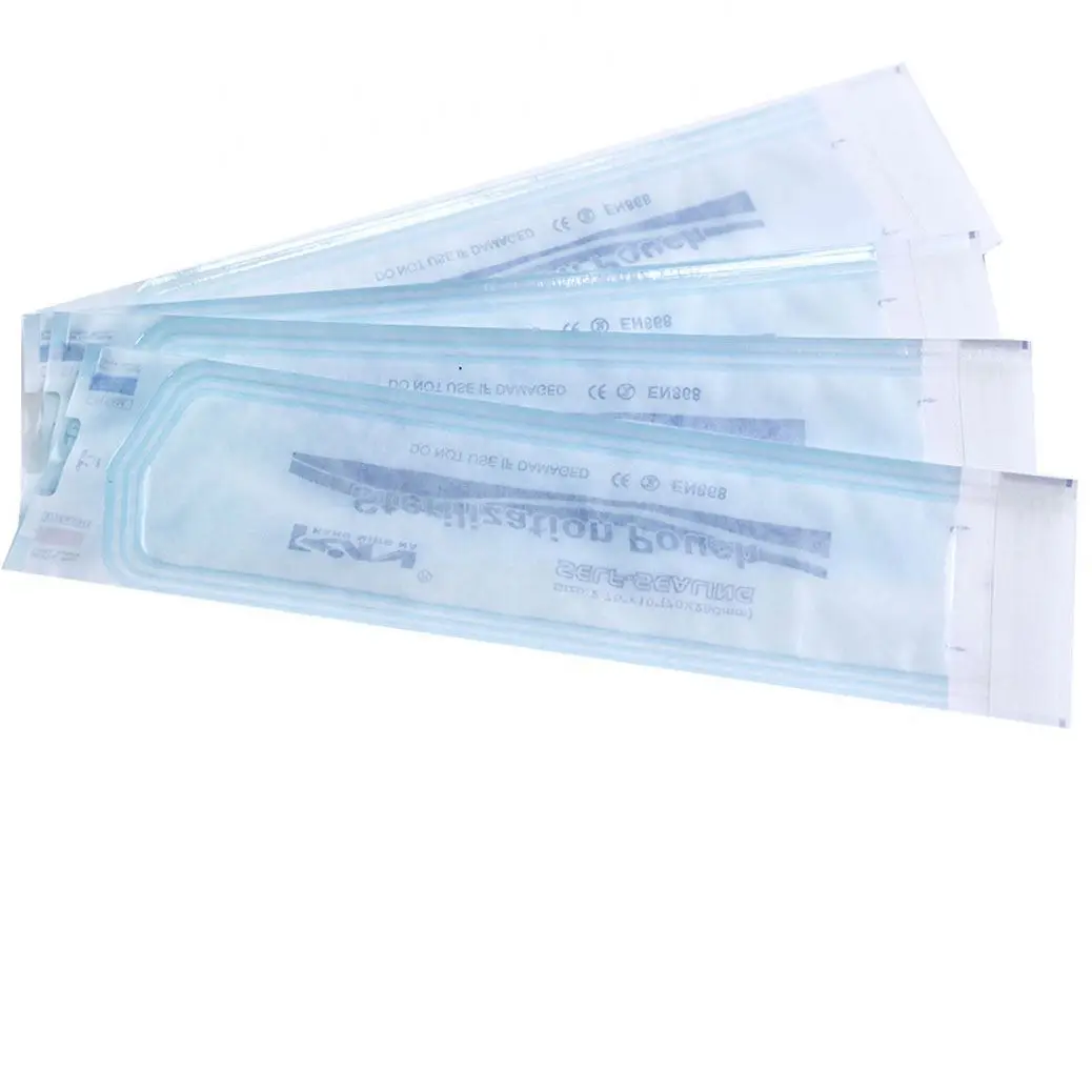 Self sealing medical sterilization packing pouches autoclave bags 200pcs/box