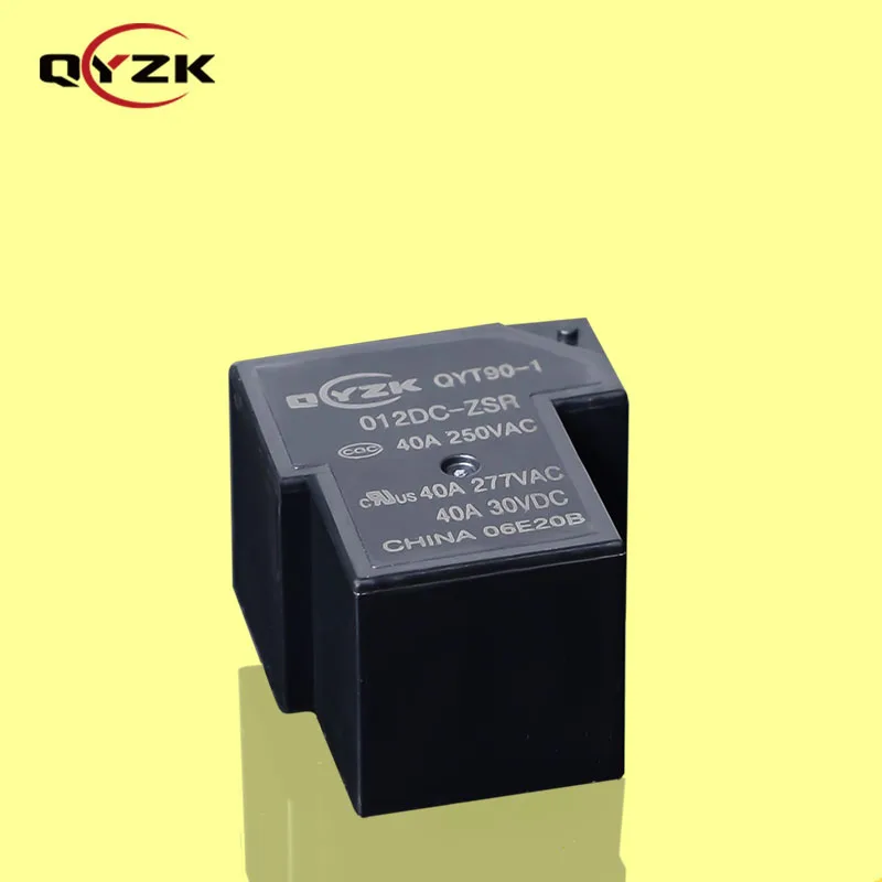 T90 24VDC SPDT Rating Load 40AMP 250VAC 40A 30VDC 5 Pins 0.9W Alternative To JQX-152F PCB Intermediate Power Relay
