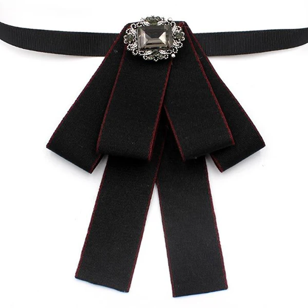 Fashion Custom Red Ribbon Pretty Bowtie for Party and Wedding