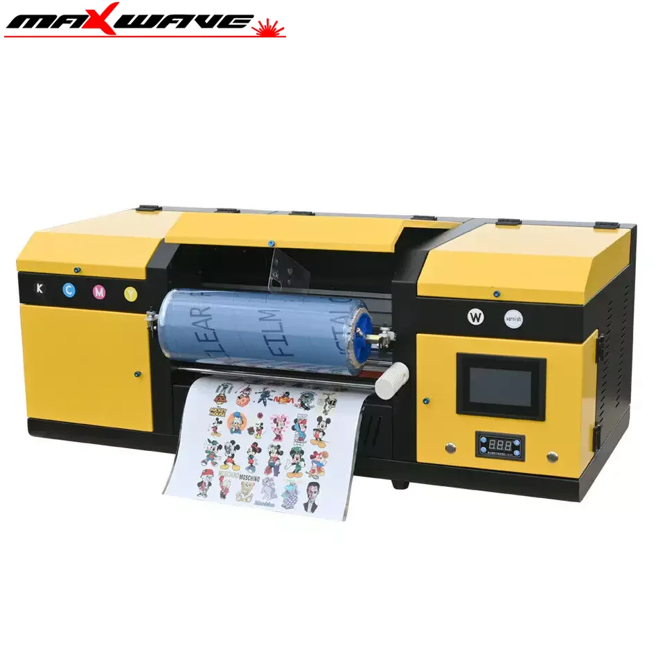 3 размера 2 в 1 с ламинатором непосредственно на пленку Ab Волшебная этикетка 3d Хрустальный рулон переноса лака логотип Impressora Uv Dtf