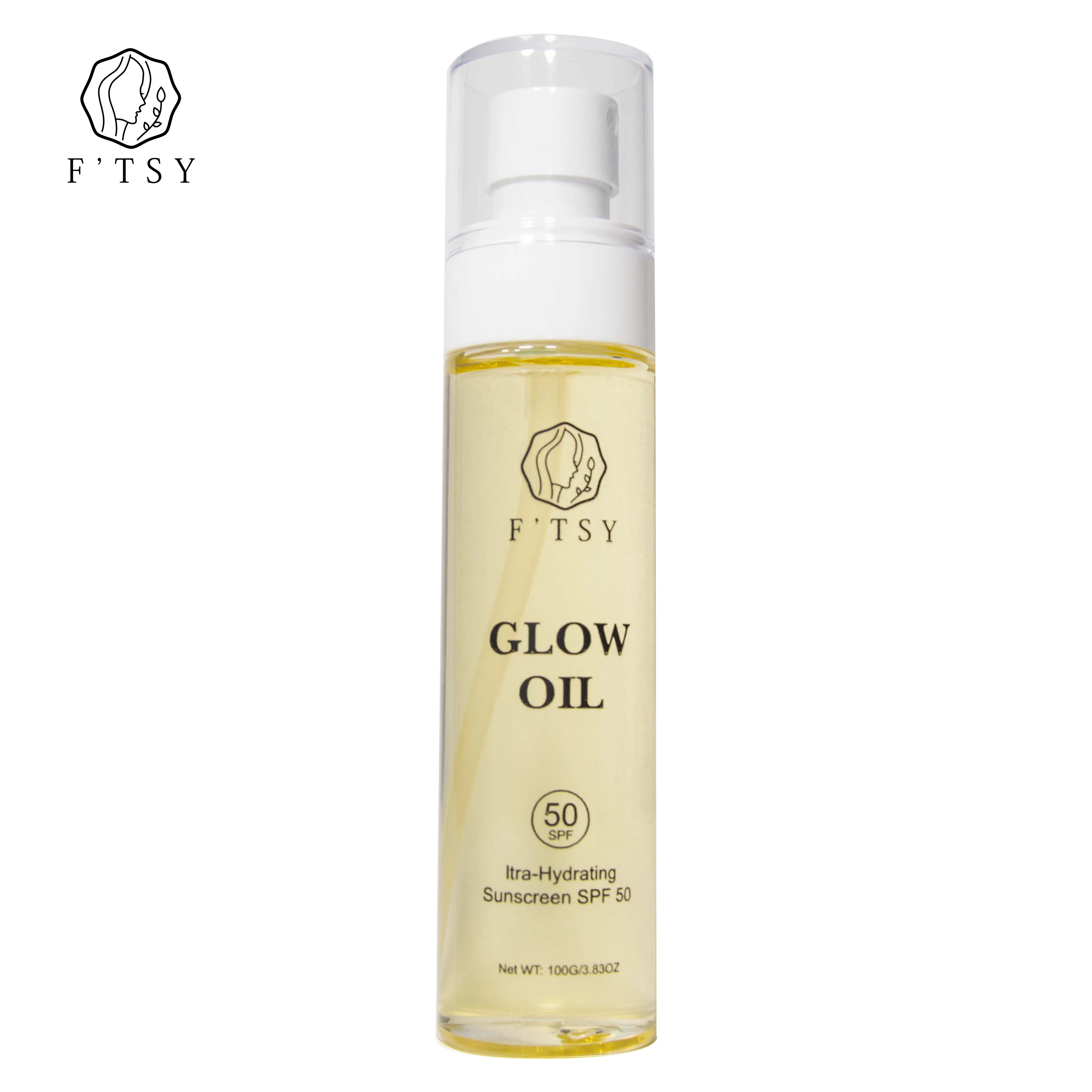 Private Label Water Resistant And Non-Greasy Sunscreen Cream SPF 50 Kombucha Sunscreen Oil