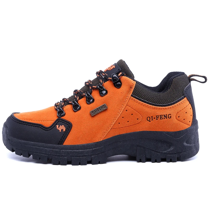 Sepatu Китай оптовая продажа замша из коровьей кожи OEM/ODM приемлемая мужская обувь походная для