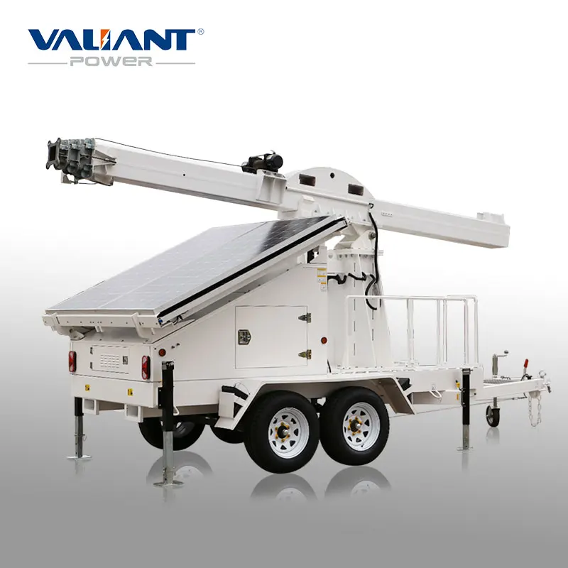 Solar Power Mobile portable  trailer
