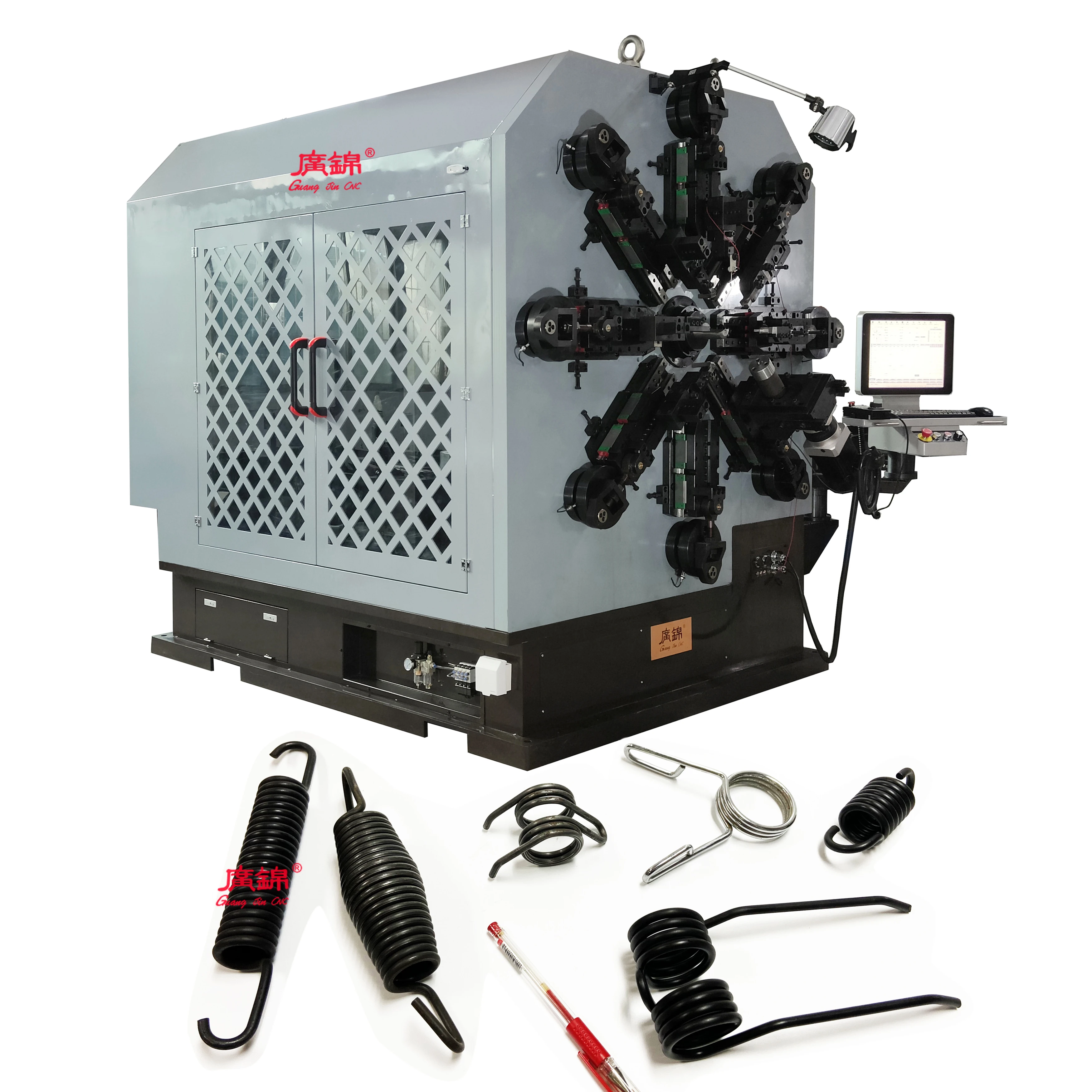 Heavy Duty Spring Making Machine Cloth Peg Packing Springs And Rake Tine Bike Saddle Frame And Springs