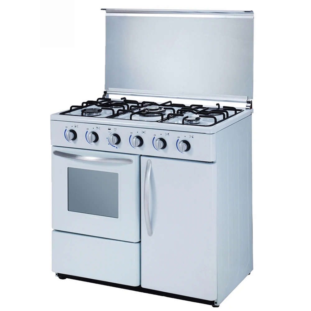 high quality freestanding 5 gas stoves with oven gas cooking oven with storage cabinet for kitchen gas cooker oven with grill