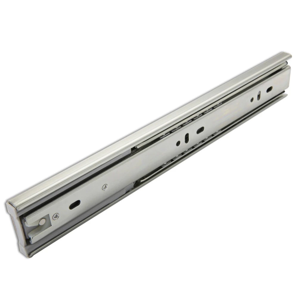 Superior quality 45mm Oem Drawer Slides With Damping Buffer Soft Close Drawer Slide
