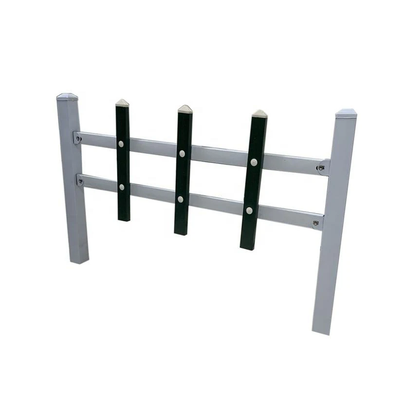 Decoration Garden Barrier Wood Look Waterproof Plastic Small Garden Fence for Indoor and Outdoor