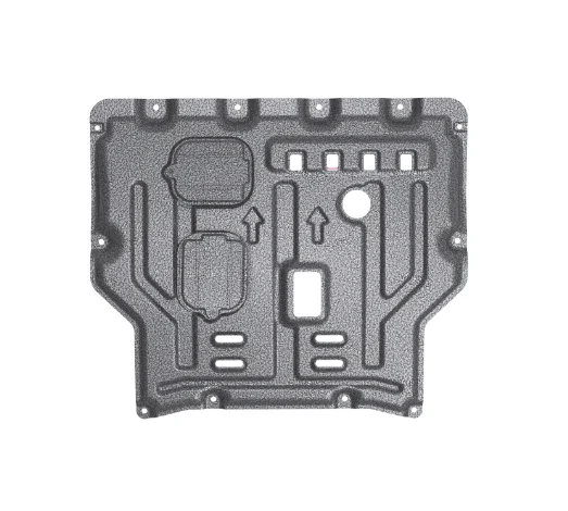 Auto Accessories Anti-Splash 3D Steel Engine Cover Guard Skid Plate For Mitsubishi Outlander 2023