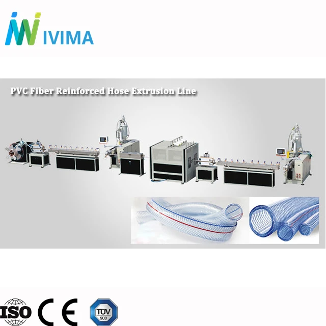 Fiber Reinforced PVC Hose Making Machine/ Garden Hose Production Line ABB Brand Single-screw Siemens Omron