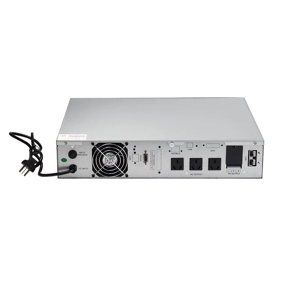 10kva Rack Mounted Online UPS Three Phase 3 Phase UPS Uninterruptible Power Supply External Battery Bank Long Run Lithium UPS