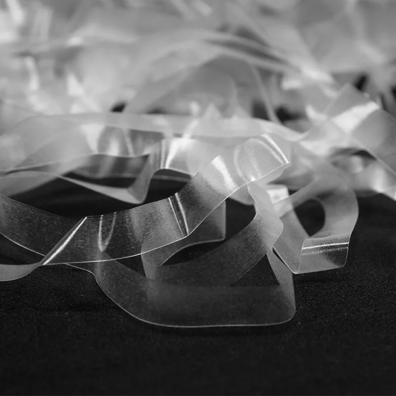 High elasticity clear tpu underwear elastic tape/mobilon tape thermoplastic polyurethane tape