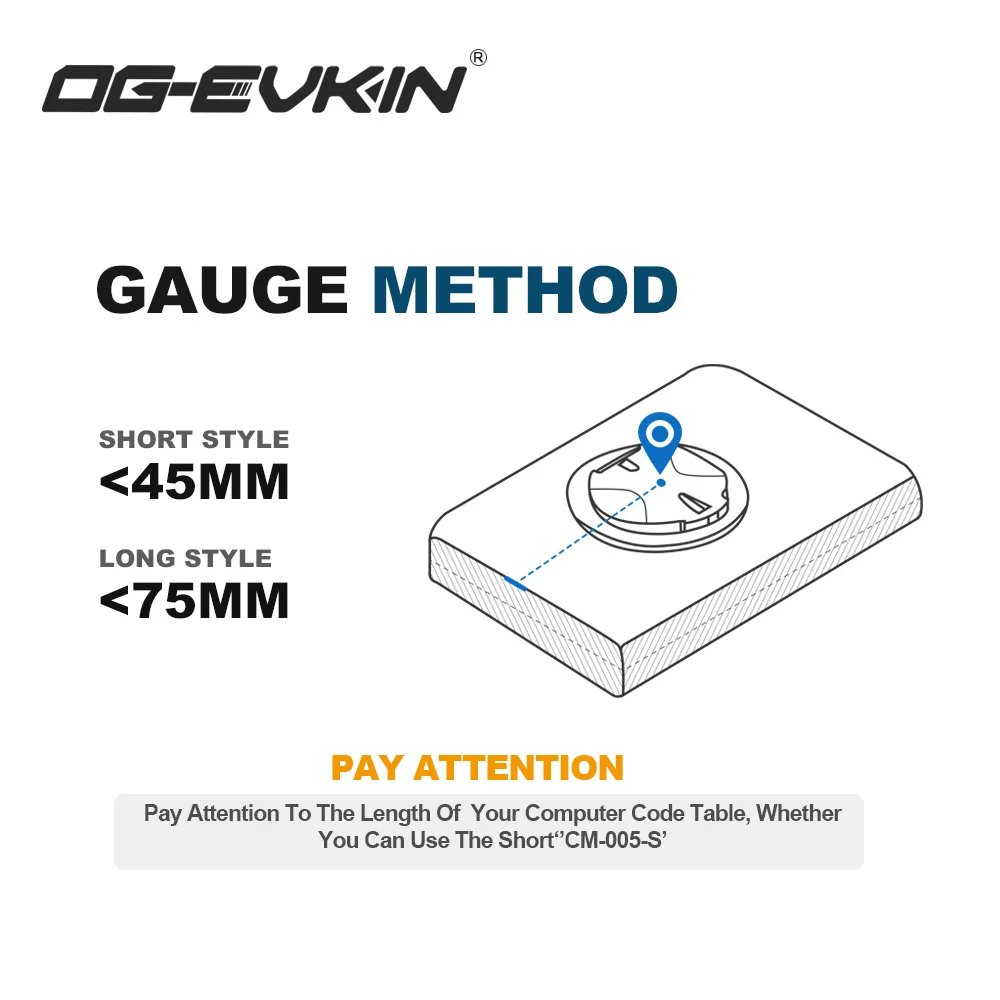 OG-EVKIN CM-005 Carbon Computer Mount 3k for Garmi/Bryton/Wahoo/Camera/Light Bicycle Accessories Bike Handlebar Holder