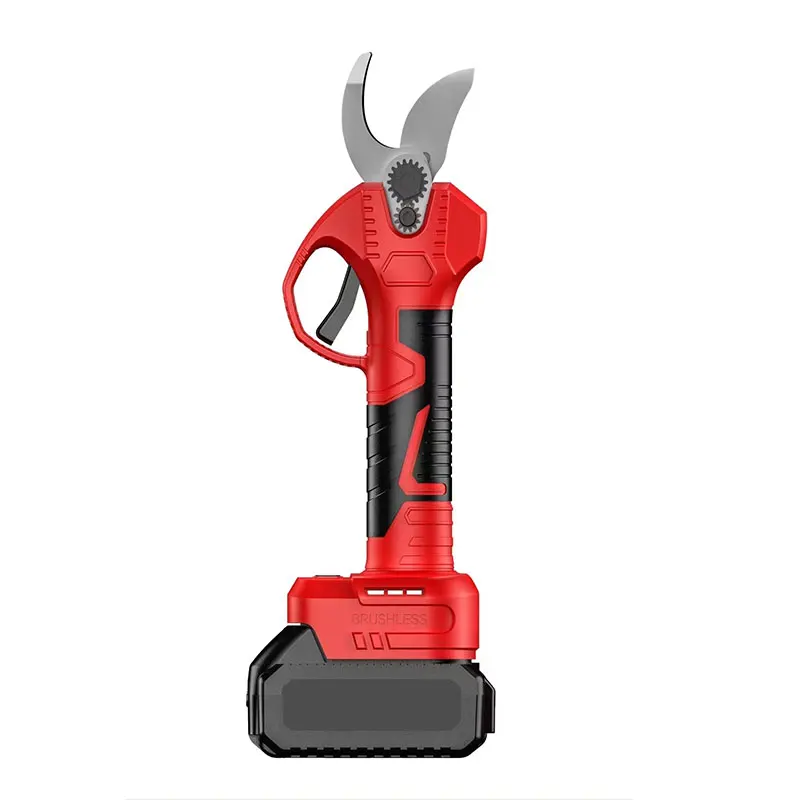 Electric pruning of trees for home garden pruning of fruit trees