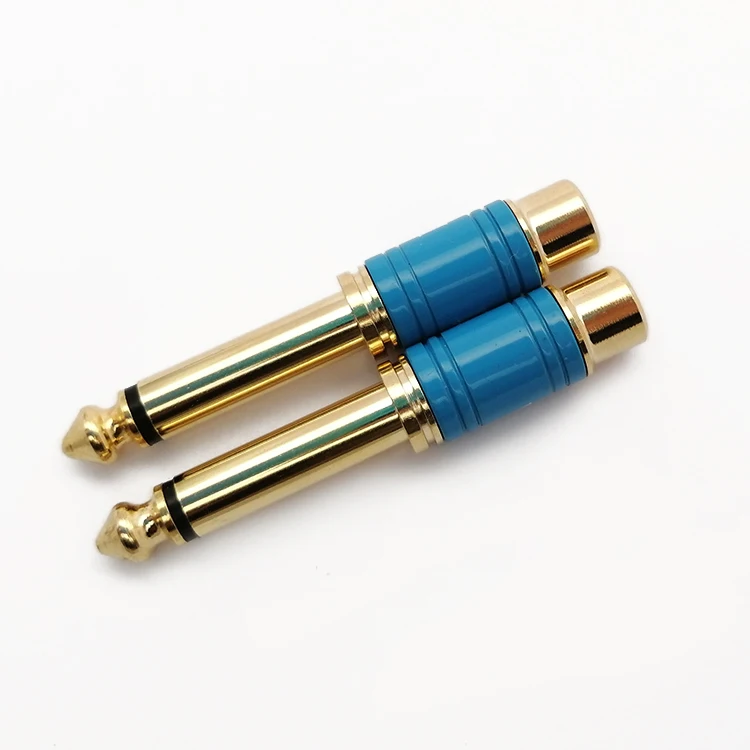 
converting RCA Cables to 1/4