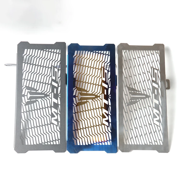 Motorcycle modified Radiator Coolant Reservoir Guard cover protection net shield water tanks for yamaha mt15