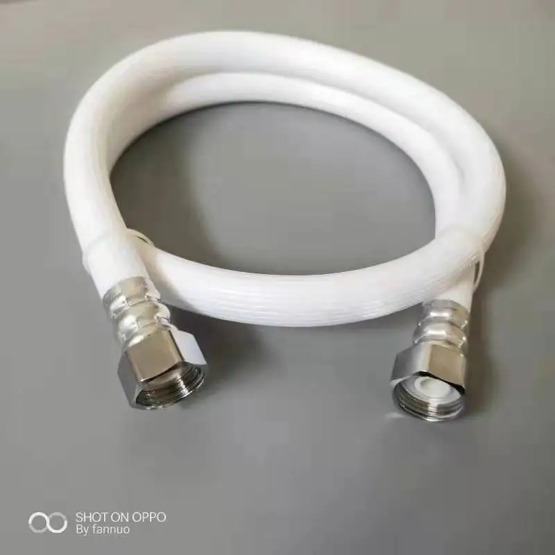 PVC Brass nut High quality flexible washing machine hose