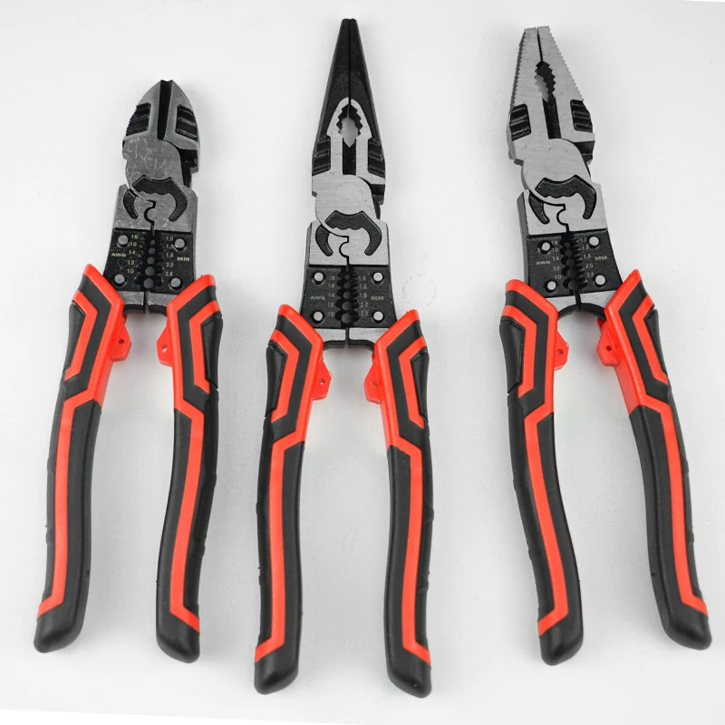 Factory wholesale pliers  of various specifications A set of multi-functional wire cutters