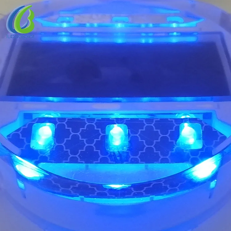 Solar Power Marker Solar Powered Bright flashing Road Stud Highways Pathway Road solar marker