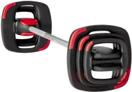 Оборудование для тренажерного зала BunnyHi GL002, набор для студийной тяжелой атлетики весом 20 кг, набор регулируемых штангов с резиновым покрытием