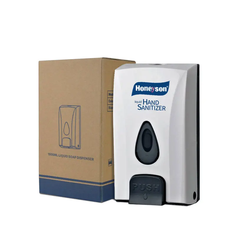 Wall mounted manual liquid hand sanitizer gel soap dispenser pump alcohol spray dispensador gel de jabon liquido automatico