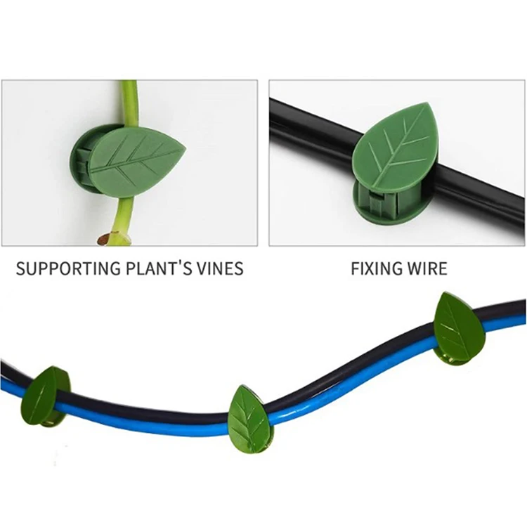 Self-Adhesive Plant Climbing Wall Fixture Rattan Vine Bracket Fixed Buckle Leaf Clips Traction Holder Wall Fixture Clips