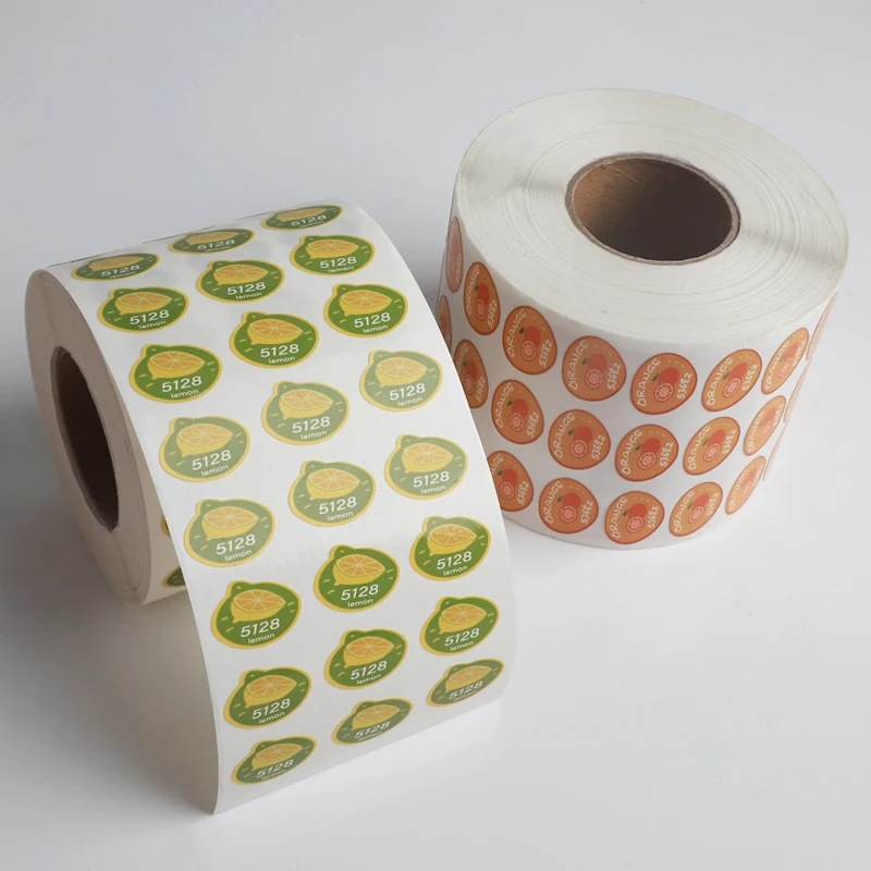 Custom Round Labels Stickers Waterproof Stickers Die Cut Packaging Labels In Rolls Fruit Wine Sticker Packaging Labels