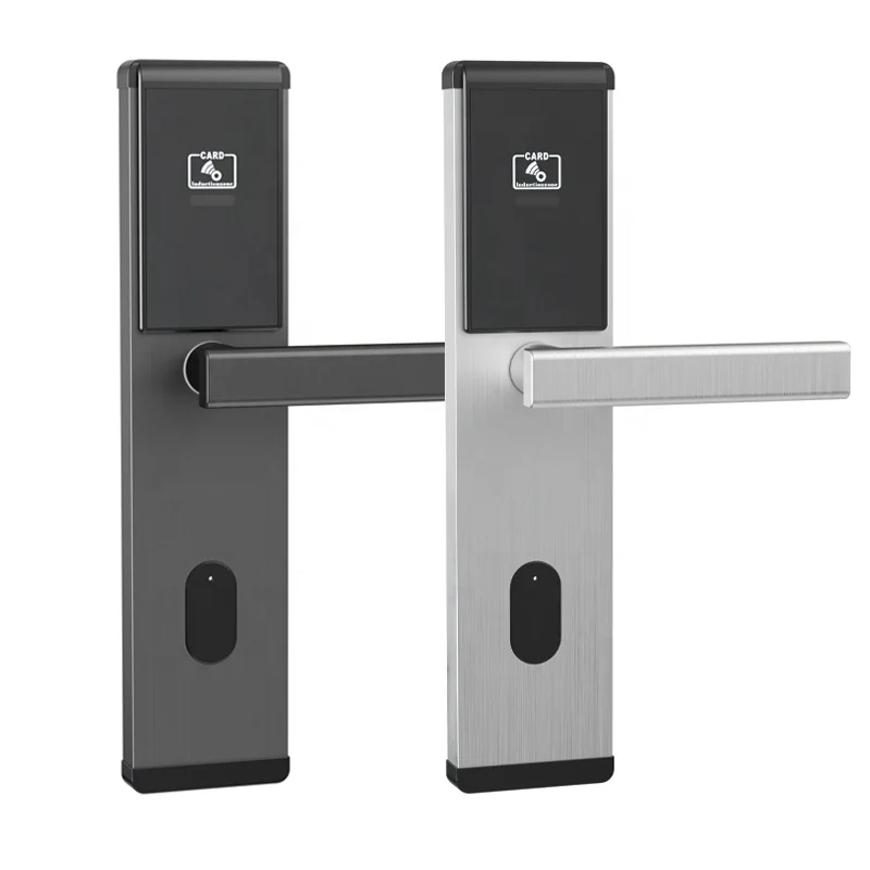Silver JCH2023E01 Hotel master key card travel door electronic locks with IC software