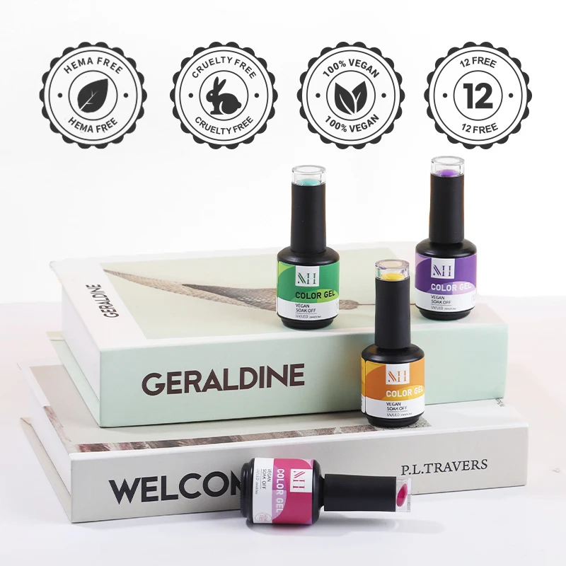 Oem Private Label Colors 15ml Vegan Gel Nail Polish Kit Uv Led Gel Polish Wholesale Gel Nail Polish Set