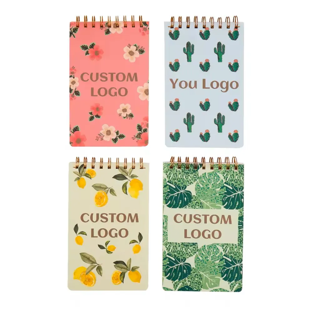 Factory Customized Notepad High Quality Interior Line Page A6 Format Note Book Diary Journal Agenda Spiral Notebook