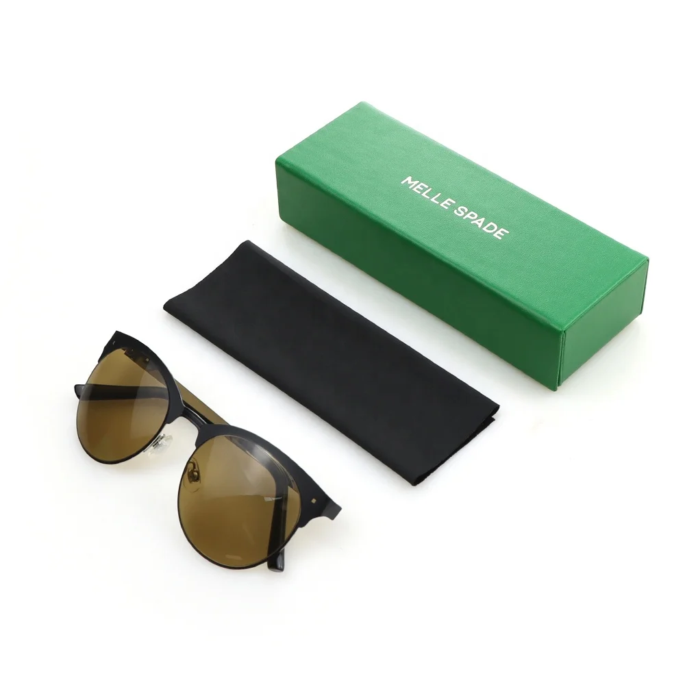 Luxury Hard Rectangle Handmade Eyewear Packaging Eye Glasses Storage Sunglasses Case Custom Logo