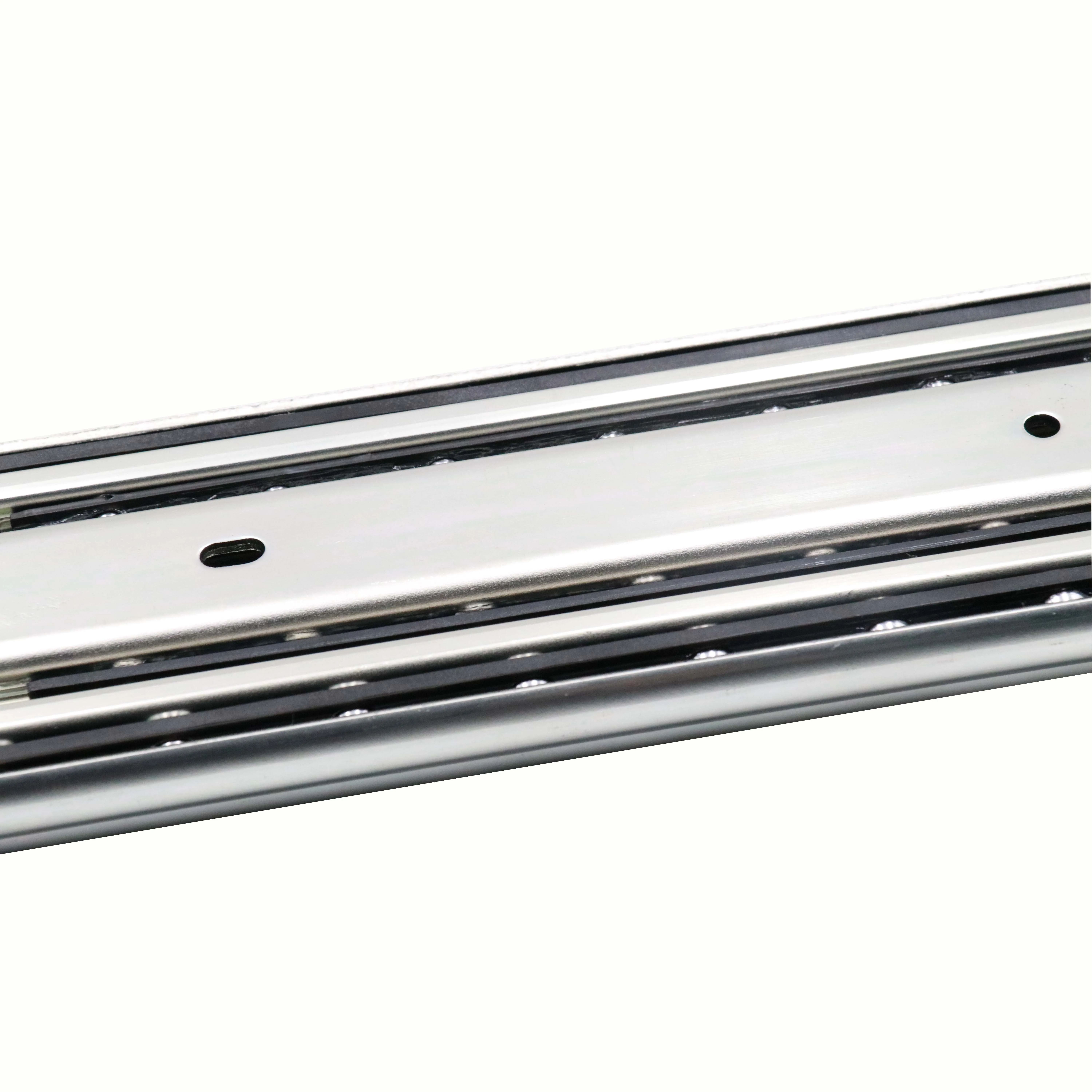 Brand New Kit Rail Drawer Runners Guide Rails Basket Soft Closing Ball Bearing Rail Telescopic Drawer Slide