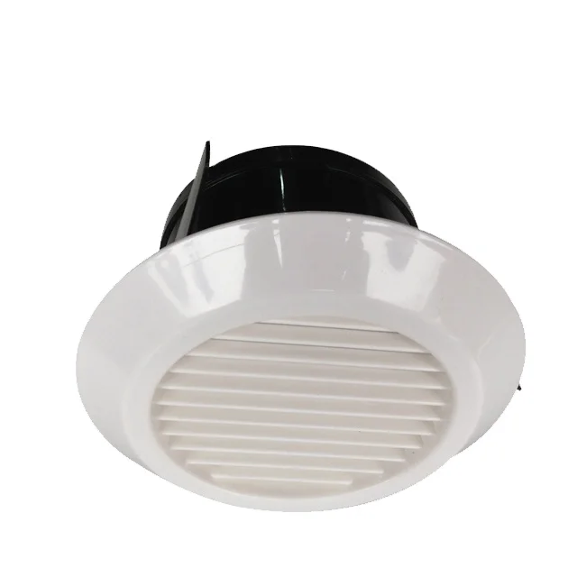 Высокое качество выхлопной воздух жалюзи стены устанавливаемое на вентиляционное отверстие в салоне автомобиля хомут из нержавеющей стали круглая потолочная панель округлая АБС-пластика