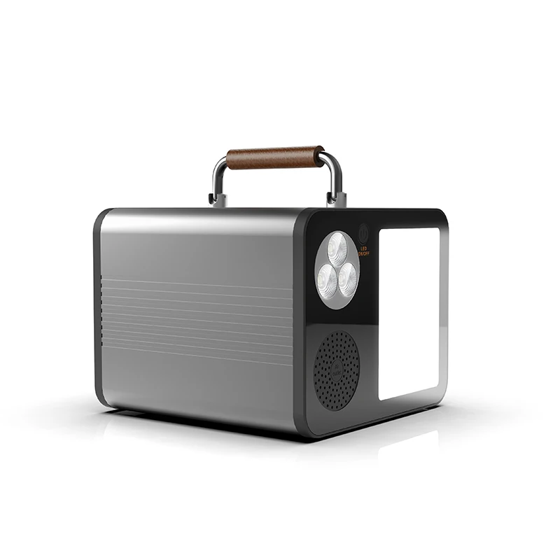 Portable Power Station 600W  500WH Solar Generator 110V Pure Sine Wave AC Outlet Backup Lithium Battery